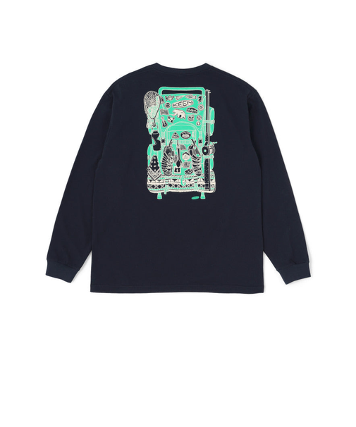 キーン（KEEN）長袖Tシャツ ロンT OC/RP バック プリント ロングスリーブ ティー 1031624