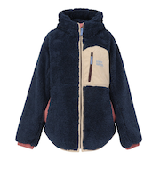 クリフメイヤー（KRIFF MAYER）シャギーボアフードジャケット W2514407:79:NAVY