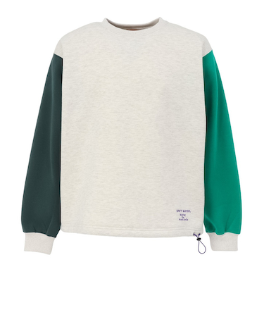 クリフメイヤー（KRIFF MAYER）裏起毛レトロカラークルー 2527200:23:OATMEAL