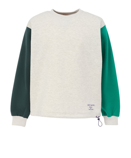 クリフメイヤー（KRIFF MAYER）裏起毛レトロカラークルー 2527200:23:OATMEAL