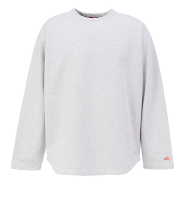クリフメイヤー（KRIFF MAYER）ヘビーウェイトピグメントラフクルーネックスウェットシャツ 2425802:15:GRAY