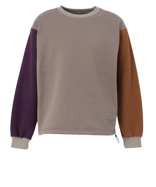 クリフメイヤー（KRIFF MAYER）裏起毛 レトロカラークルーネック スウェットシャツ 2527200:26:GREIGE