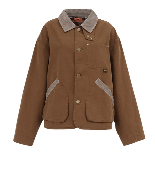 クリフメイヤー（KRIFF MAYER）裏チェックハンティングジャケット W2525118:27:L.BROWN