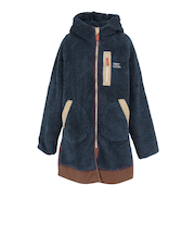 クリフメイヤー（KRIFF MAYER）シャギーボアロングフードジャケット W2514409:79:NAVY