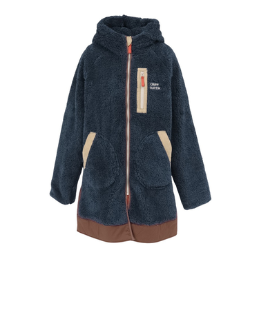 クリフメイヤー（KRIFF MAYER）シャギーボアロングフードジャケット W2514409:79:NAVY