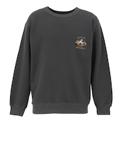 クリフメイヤー（KRIFF MAYER）裏起毛 ワンポイント バイクラビット スウェットシャツ 2523104:17:CHARCOAL