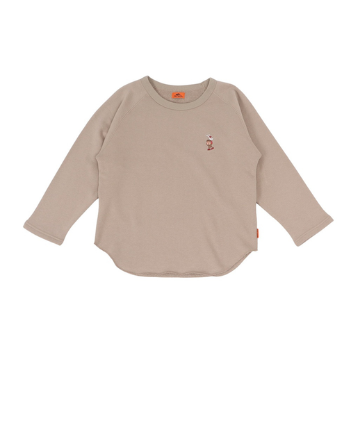 クリフメイヤー（KRIFF MAYER）ラグランスウェットチュニック W2527824:26:GREIGE