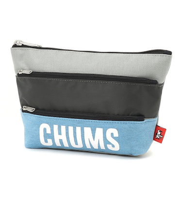 チャムス（CHUMS）トリコロール3ポケットポーチスウェット CH60-3879-A110