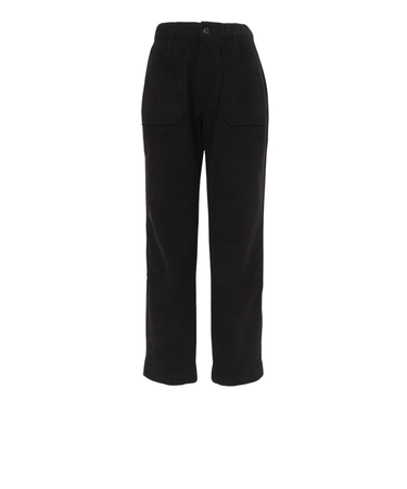 クリフメイヤー（KRIFF MAYER）裏フリースコーデュロイベイカーパンツ W2515126:19:BLACK