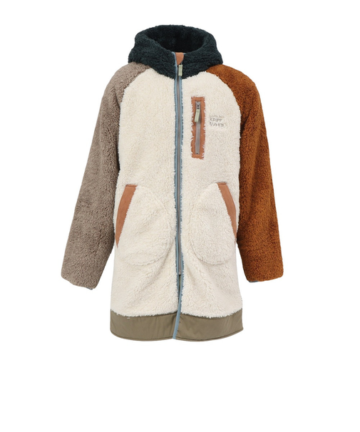 クリフメイヤー(KRIFF MAYER)シャギーボア ロングフード ジャケット W2514409:90:MULTI-COL