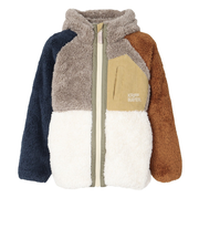 クリフメイヤー(KRIFF MAYER)ジュニア シャギーボアフードジャケット J2514413:90:MULTI-COL