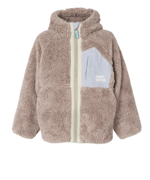 クリフメイヤー(KRIFF MAYER)ジュニア シャギーボアフード ジャケット J2514413:15:GRAY