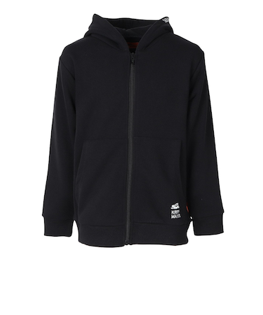 クリフメイヤー（KRIFF MAYER）キッズ ロゴ刺繍パーカー J2515300:19:BLACK