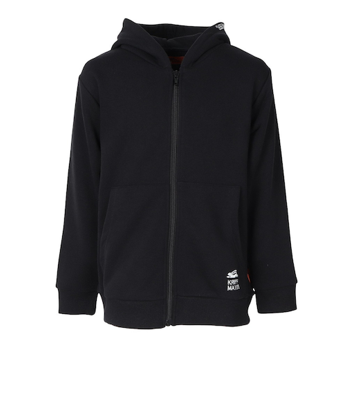 クリフメイヤー（KRIFF MAYER）キッズ ロゴ刺繍パーカー J2515300:19:BLACK