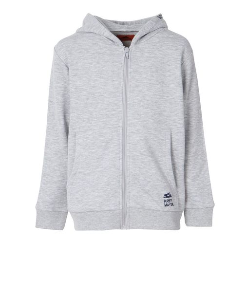 クリフメイヤー(KRIFF MAYER)キッズ ロゴ刺繍パーカー J2515300:15:GRAY