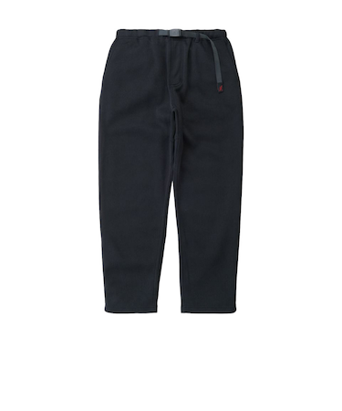 ボンティング ニット フリース イージー テーパードパンツ GUP5-FJP005-BLACK