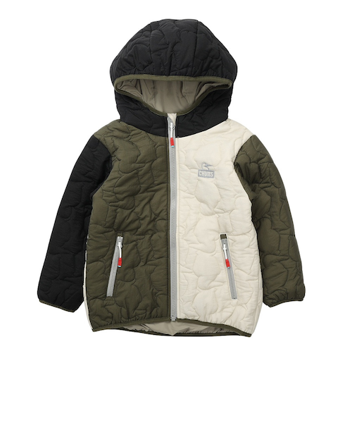 チャムス(CHUMS)キッズ ブービーステッチ パテッドパーカー CH24-1069-C112(Jr) チャムス（CHUMS）キッズ ブービーステッチ パテッドパーカー CH24