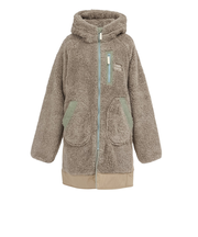 クリフメイヤー（KRIFF MAYER）シャギーボアロングフード ジャケット W2514409:15:GRAY