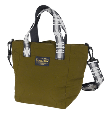 ペンドルトン（PENDLETON）キルティングトートバッグ PDT-000-253026 OLIVE
