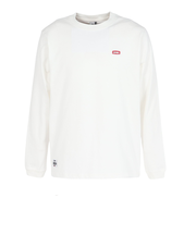 チャムス（CHUMS）ブービーロゴ ブラッシュド 長袖Tシャツ CH01-2668-W001