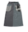 ゴースローキャラバン（GOSLOWCARAVAN）ウール ライク ファブリック クレイジー 脇ポケスカート 350207 GRY