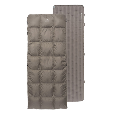 スノーピーク（snow peak）シュラフ 寝袋 封筒型 キャンプ ダウン システムオフトン スリムマットセット BD-060