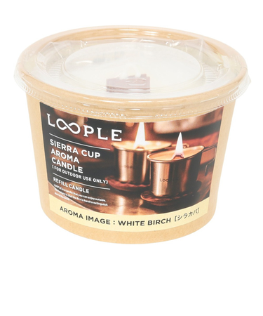 ランタン ライト アウトドア シェラカップアロマキャンドル リフィル(シラカバ) 6666301