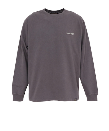 ペンドルトン（PENDLETON）バックプリント 長袖Tシャツ 19800140 Slate