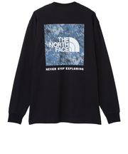 ザ・ノース・フェイス（THE NORTH FACE）長袖Tシャツ ロンT ロングトスリーブスクエアデジタルグラフィック Tシャツ NT82545 K