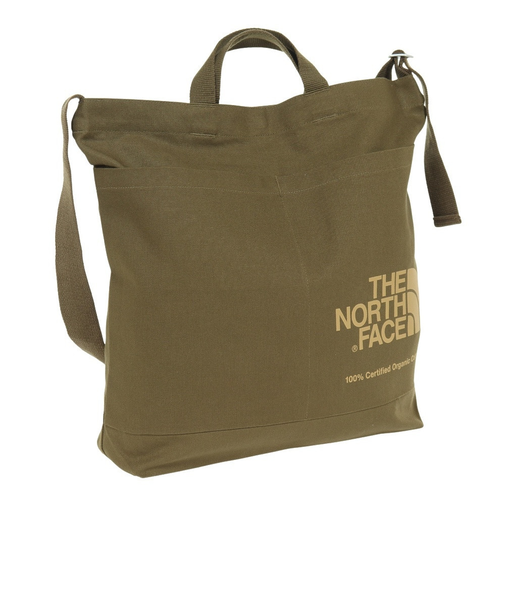 ザ・ノース・フェイス（THE NORTH FACE）トートバッグ オーガニックコットンショルダー NM82386 MM オリーブ