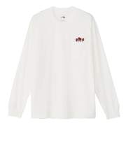 ザ・ノース・フェイス（THE NORTH FACE）ロンT フラッシュドライフラワーロゴ長袖Tシャツ NT82535 OW