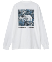 ザ・ノース・フェイス（THE NORTH FACE）長袖Tシャツ ロンT ロングトスリーブスクエアデジタルグラフィック Tシャツ NT82545 W
