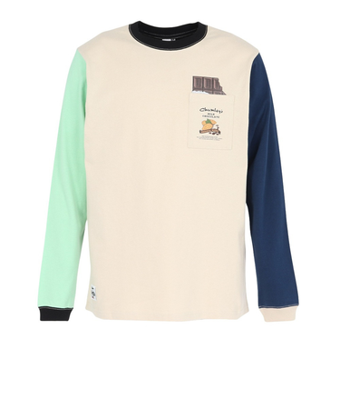 チャムス（CHUMS）ホットチョコレートポケットブラッシュド長袖Tシャツ CH01-2659-C110