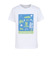 ザ・ノース・フェイス（THE NORTH FACE）ジュニア 半袖Tシャツ SHIRETOKO NTJ32534ST W