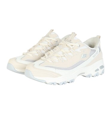 スケッチャーズ（SKECHERS）カジュアルシューズ スリップインズ ディーライツ スムース ノスタルジア ライトグレー 150537-NTGY スニーカー