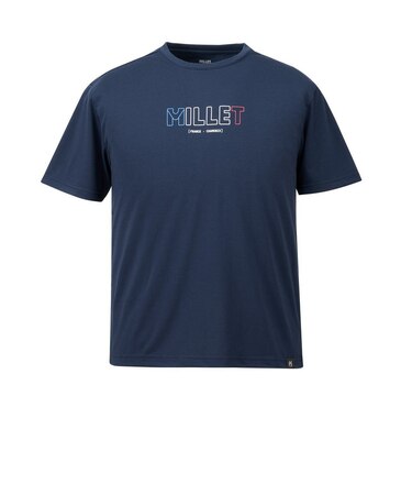 ミレー（Millet）半袖Tシャツ アウトライン ロゴ MIV02188-N7317