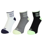 チャムス（CHUMS）ジュニア LB 3足組 Glow クルーソックス CH06-1153-0000