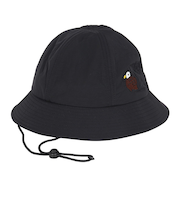 ホールアース（Whole Earth）帽子 ハット トレッキング 登山 親子ハット WE2VDZ87 BLK