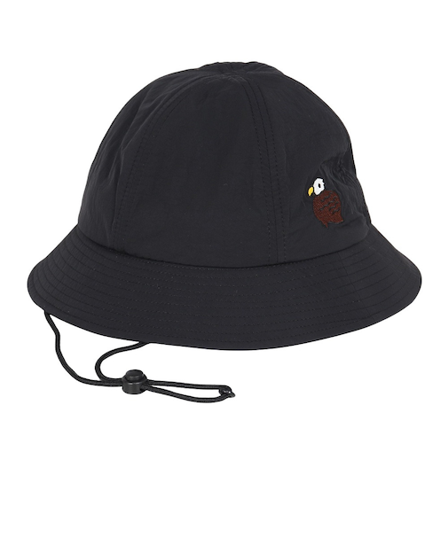 ホールアース（Whole Earth）帽子 ハット トレッキング 登山 親子ハット WE2VDZ87 BLK