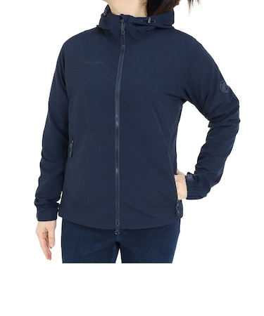 マムート（MAMMUT）アウター ウインドブレーカー Hiking WB フーデッド ジャケット ネイビー 1012-00401-5118 EUROサイズ 撥水