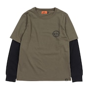 クリフメイヤー（KRIFF MAYER）フェイクレイヤードTシャツ JOIN-Tシャツ J2537837:68:OLIVE GREEN
