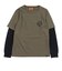 クリフメイヤー（KRIFF MAYER）フェイクレイヤードTシャツ JOIN-Tシャツ J2537837:68:OLIVE GREEN
