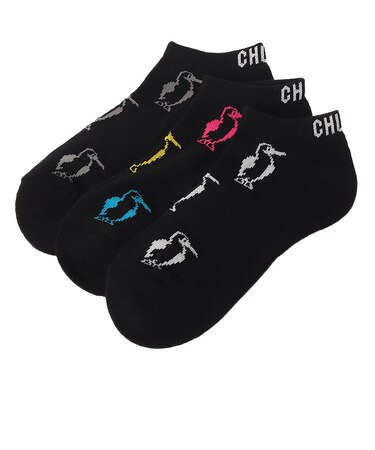 チャムス（CHUMS）3足組 ブービーアンクルソックス CH06-1142-K001