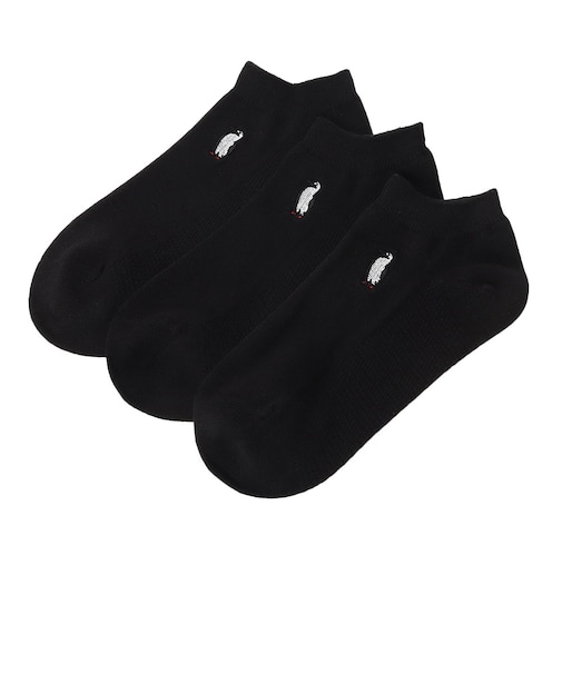 チャムス（CHUMS）3足組 デイリーブービーアンクルソックス CH06-1143-K001