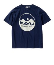 サークルロゴ Tシャツ 19821827 NVY