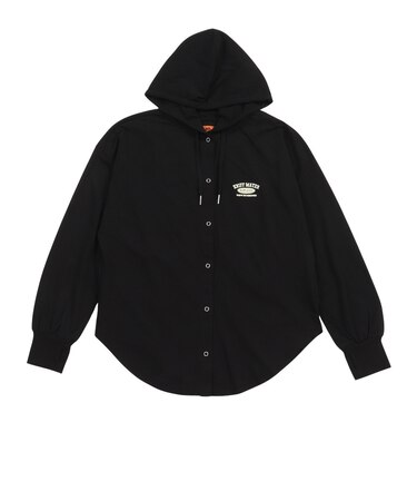 クリフメイヤー（KRIFF MAYER）UVカットさらボタンパーカー W2537817:19:BLACK