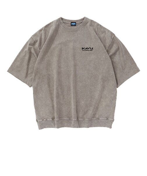 ケミカルウォッシュ Tシャツ グレージュ 19822438