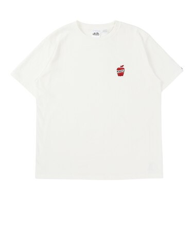 ワンポイント アップル Tシャツ 19822425WHT