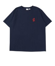 ワンポイント アップル Tシャツ 19822425NVY