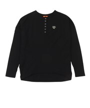 クリフメイヤー（KRIFF MAYER）長袖Tシャツ UVカットさら コクーン ロンTシャツ W2537816:19:BLACK